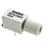 Broadcom SP000063814, 10MBd Fibre Optic Transmitter 660nm, Round, 24.2 x 9.2 x 9mm