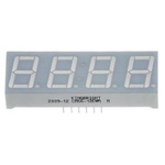 CA56-11SURKWA Kingbright 4 Digit 7-Segment LED Display, CA Red 24 mcd RH DP 14.2mm