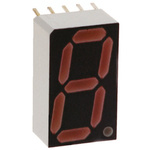 HDSP-H151 Broadcom 7-Segment LED Display, CA Red 16 mcd RH DP 14.2mm