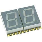 KCDA04-123 Kingbright 2 Digit 7-Segment LED Display, CA Green 11 mcd RH DP 10.2mm