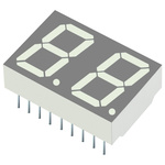 DA56-51SURKWA Kingbright 2 Digit 7-Segment LED Display, CA Red 100 mcd RH DP 14.2mm