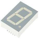 SA10-21CGKWA Kingbright 7-Segment LED Display, CA Green 95 mcd RH DP 25.4mm