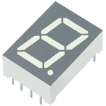 SA52-11SURKWA Kingbright 7-Segment LED Display, CA Red 11 mcd RH DP 13.2mm
