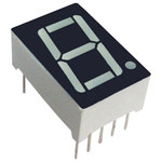 SA39-12CGKWA Kingbright 7-Segment LED Display, CA Green 21 mcd RH DP 10mm
