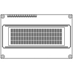 Vishay Yellow Passive matrix OLED Display Matrix SPI Interface