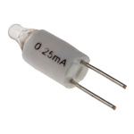 RS PRO White LED Indicator Lamp, 100/250V, bi-pin Base