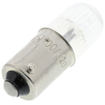 RS PRO Clear Indicator Lamp, 120V, BA9s Base