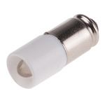 RS PRO White LED Indicator Lamp, 12V ac/dc, Midget Groove Base, 6mm Diameter, 2070mcd