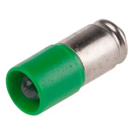 RS PRO Green LED Indicator Lamp, 24V ac/dc, Midget Groove Base, 6mm Diameter, 1610mcd