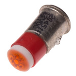 RS PRO Red LED Indicator Lamp, 12V dc, Midget Flange Base, 6mm Diameter, 40mcd