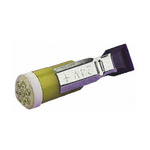 RS PRO Yellow LED Indicator Lamp, 24V dc, Telephone Slide Base, 5.5mm Diameter, 32mcd