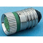 RS PRO Yellow LED Indicator Lamp, 24V ac/dc, E10 Base, 10mm Diameter, 120/110mcd