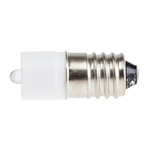 RS PRO White LED Indicator Lamp, 60V ac/dc, E10 Base, 10mm Diameter, 200mcd