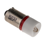 RS PRO Red LED Indicator Lamp, 230V ac, BA9s Base, 10mm Diameter, 375mcd