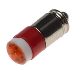 RS PRO Red LED Indicator Lamp, 28V ac/dc, Midget Groove Base, 6mm Diameter, 40mcd