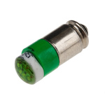 RS PRO Green LED Indicator Lamp, 28V ac/dc, Midget Groove Base, 6mm Diameter, 35mcd