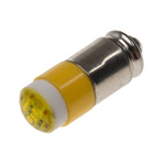 RS PRO Yellow LED Indicator Lamp, 24V ac/dc, Midget Groove Base, 6mm Diameter, 45mcd