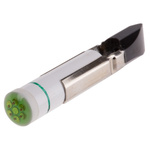 RS PRO Green LED Indicator Lamp, 12V dc, Telephone Slide Base, 5.5mm Diameter, 90mcd