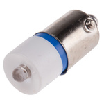 RS PRO Blue LED Indicator Lamp, 130V ac, BA9s Base, 10mm Diameter, 175mcd