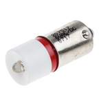 RS PRO Red LED Indicator Lamp, 6V ac/dc, BA9s Base, 10mm Diameter, 1750mcd