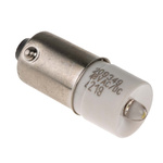 RS PRO White LED Indicator Lamp, 48V ac/dc, BA9s Base, 10mm Diameter, 1180mcd