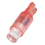 RS PRO Red LED Indicator Lamp, 24V ac/dc, Wedge Base, 5.75mm Diameter, 90mcd