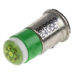 RS PRO Green LED Indicator Lamp, 24V dc, Midget Flange Base, 6mm Diameter, 35mcd