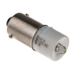 RS PRO White LED Indicator Lamp, 28V ac/dc, BA9s Base, 10mm Diameter, 2070mcd