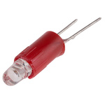 RS PRO Red LED Indicator Lamp, 24V ac/dc, Bi-Pin Base, 4.25mm Diameter, 85mcd