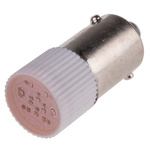RS PRO Red LED Indicator Lamp, 12V dc, BA9s Base, 10mm Diameter, 110/105mcd