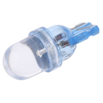 JKL Components Blue LED Indicator Lamp, 12V dc, Wedge Base, 10mm Diameter