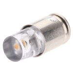 Marl White LED Indicator Lamp, 24 → 28V dc, Midget Groove Base, 4.9mm Diameter, 9200mcd