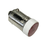 Idec Red LED Indicator Lamp, 24V, BA9 Base, 10.6mm Diameter, 200mcd