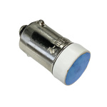 Idec Blue LED Indicator Lamp, 24V, BA9 Base, 10.6mm Diameter, 200mcd