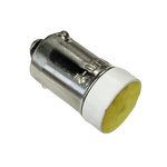 Idec Yellow LED Indicator Lamp, 24V, BA9 Base, 10.6mm Diameter, 200mcd