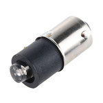 Marl Yellow LED Indicator Lamp, 110V dc, BA9s Base, 4.8mm Diameter, 1200mcd