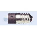 Marl White LED Indicator Lamp, 24V dc, E10 Base, 4.8mm Diameter, 400mcd