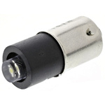 Marl White LED Indicator Lamp, 24 → 28V dc, BA9s Base, 4.9mm Diameter, 14000mcd
