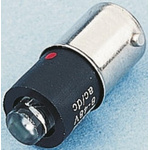 Marl Green LED Indicator Lamp, 8-48V ac/dc, BA9s Base, 4.9mm Diameter, 23000mcd