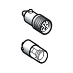 Schneider Electric Orange LED LED Reflector Lamp, 24 V ac/dc, BA9 Base