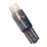 JKL Components Blue LED Indicator Lamp, 24V, Wedge Base, 4.5mm Diameter