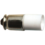 JKL Components White LED Indicator Lamp, 12V dc, Midget Groove Base, 6.2mm Diameter
