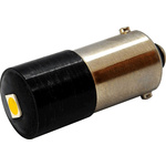 Oxley Yellow LED Indicator Lamp, 12-60V ac/dc, BA9s Base, 10mm Diameter, 181mcd