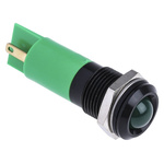 RS PRO Green Panel Mount Indicator, 24V dc, 14mm Mounting Hole Size, IP67