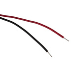 RS PRO Red Panel Mount Indicator, 24V dc, 8mm Mounting Hole Size, Lead Wires Termination
