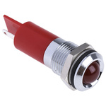 RS PRO Red Panel Mount Indicator, 14mm Mounting Hole Size, IP67