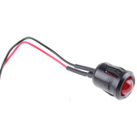 RS PRO Red Panel Mount Indicator, 24V dc, 14mm Mounting Hole Size, Lead Wires Termination