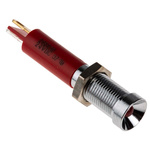 RS PRO Red Panel Mount Indicator, 24V dc, 6mm Mounting Hole Size, Solder Tab Termination