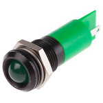 RS PRO Green Panel Mount Indicator, 24 → 36V dc, 14mm Mounting Hole Size