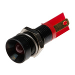 RS PRO Red Panel Mount Indicator, 2V dc, 8mm Mounting Hole Size, Solder Tab Termination